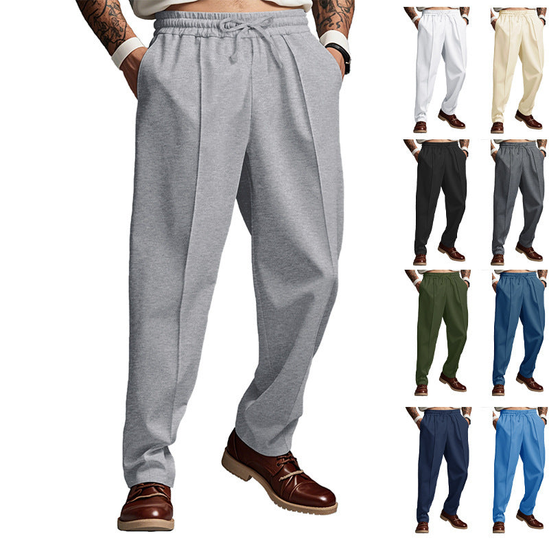 Men's jogging pants with side inserts and elastic waistband Chic and style