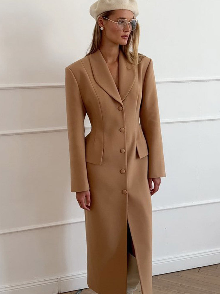 Dames Élégante Veste Oversized Chic und Stil