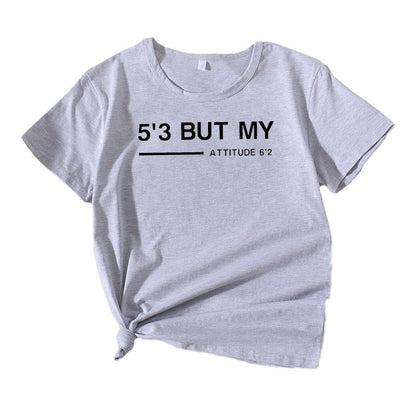 Dames Casual Attitude Graphic T-shirt Chic und Stil 1751262044