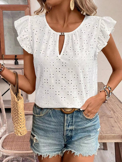 Chemisier pour femmes avec détails œillet Chic und Stil