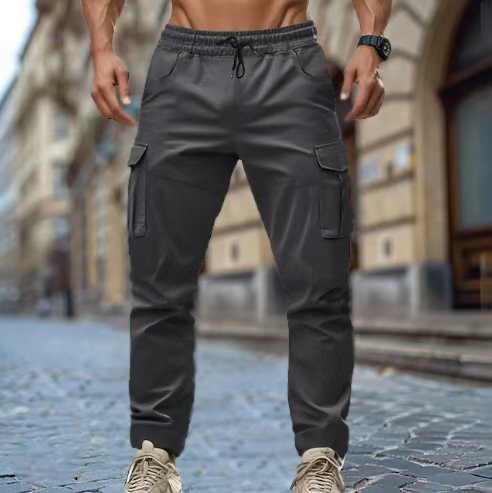 Pantalon cargo fonctionnel pour homme avec taille ajustable et poches pratiques Chic und Stil
