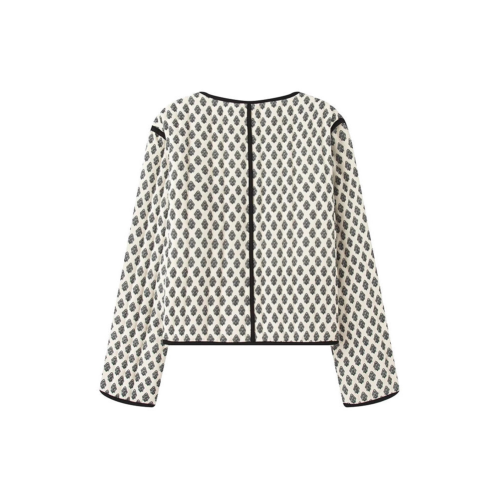 Dames Blazer élégant avec motif floral Chic und Stil