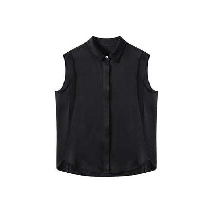 Blouse sans manches transparente Chic und Stil pour femmes