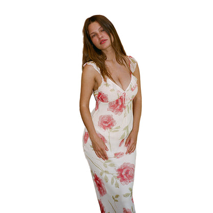 Dames robe de nuit à motif floral Chic und Stil