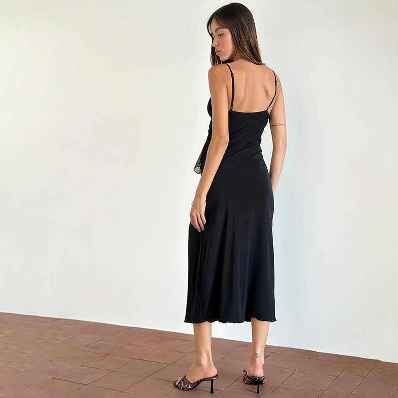 Robe slip élégante à volants Chic und Stil pour femmes