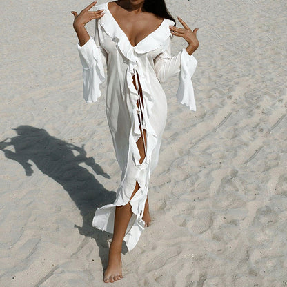 Robe de plage bohème décontractée pour dames Chic und Stil