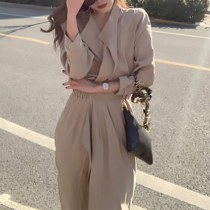 Robe Midi Drapée Élégante Femme Chic und Stil