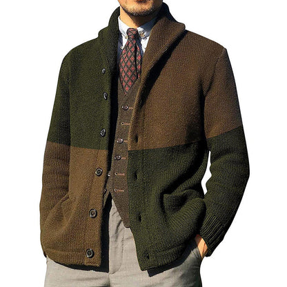 Veste élégante pour hommes avec col montant et détails en bouton Chic und Stil