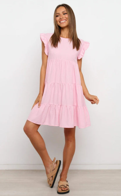 Robe d'été à volants Chic und Stil pour femmes
