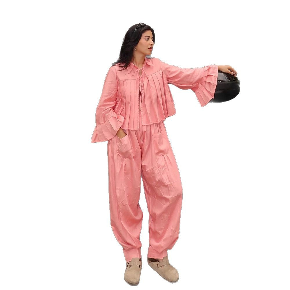 Casual Harem Pants for Women with Elastic Waist and Handy Pockets Chic and Style