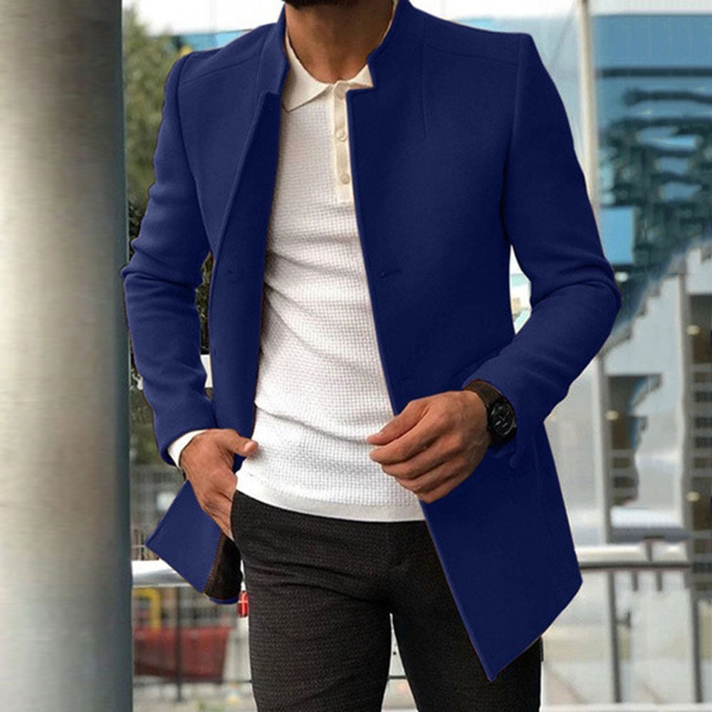 Blazer élégant pour homme avec une coupe moderne et des détails minimalistes Chic und Stil