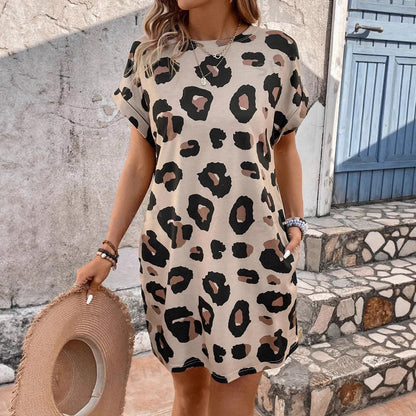Robe décontractée Leo Chic und Stil pour femmes