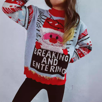 Pull femme de Noël avec motif festif et matériaux de haute qualité Chic und Stil