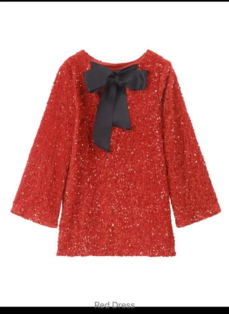 Robe Mini Pailletée Brillante Chic und Stil