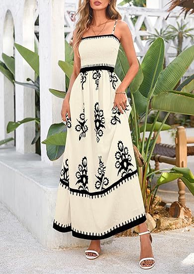 Robe maxi pour dames avec broderie artisanale élaborée Chic und Stil