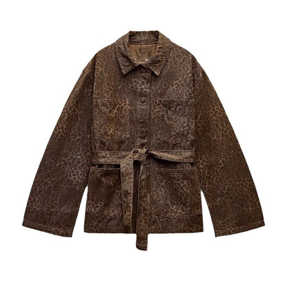 Animal print jacket for women Chic and Style