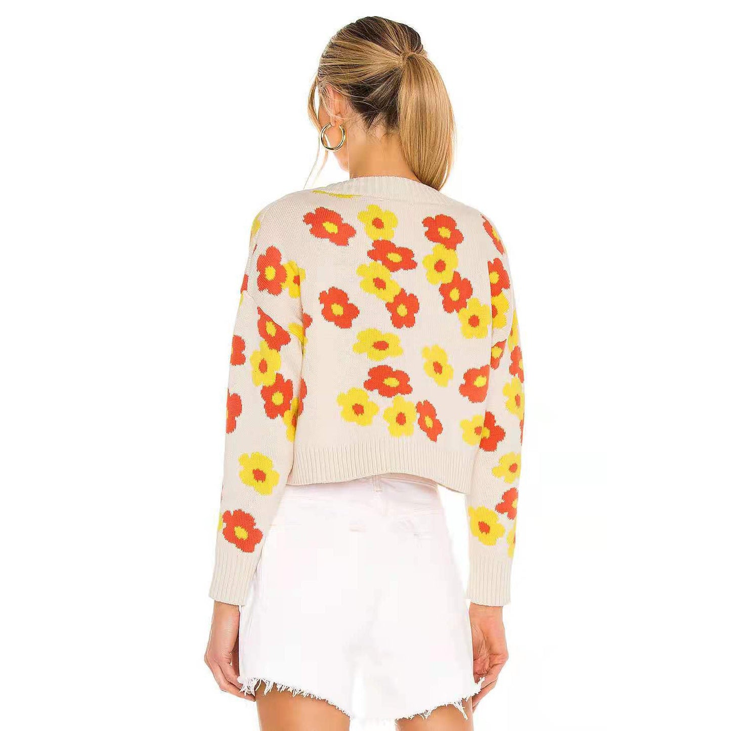 Cardigan pour femmes avec design floral Chic und Stil