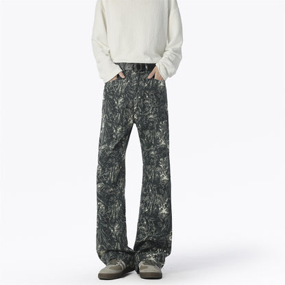 Trendy men's harem pants with a unique pattern and a comfortable fit Chic and Style