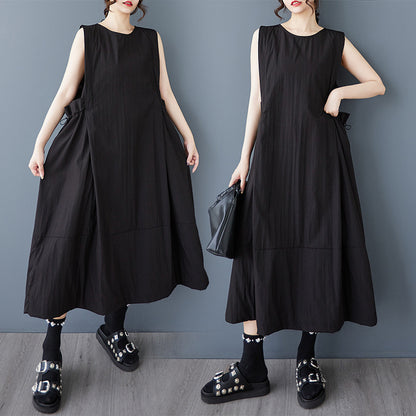 Dames Robe de loisirs longue Chic und Stil