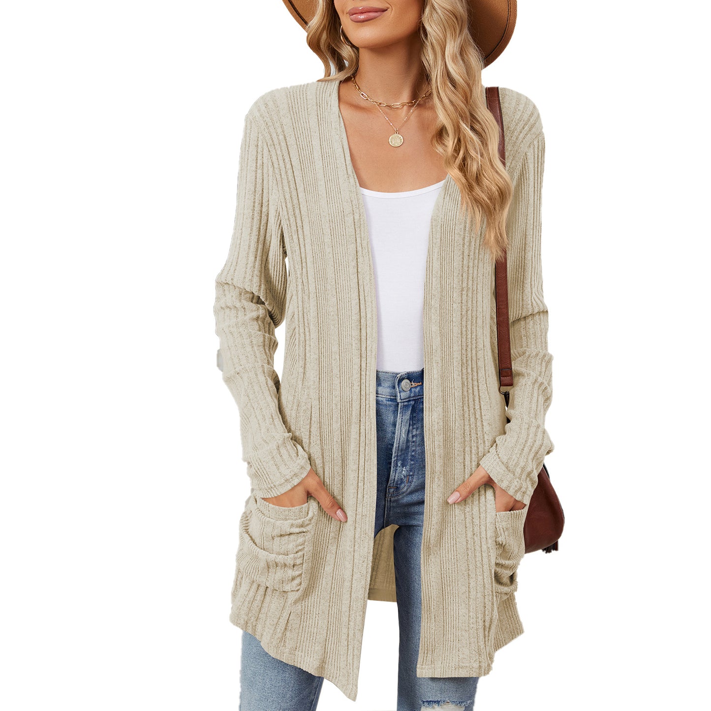 Dames cardigan tricot décontracté Chic und Stil