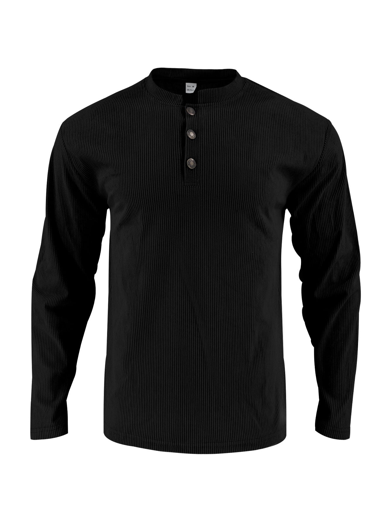 Chemise à manches longues pour hommes avec patte de boutonnage confortable et design texturé Chic und Stil