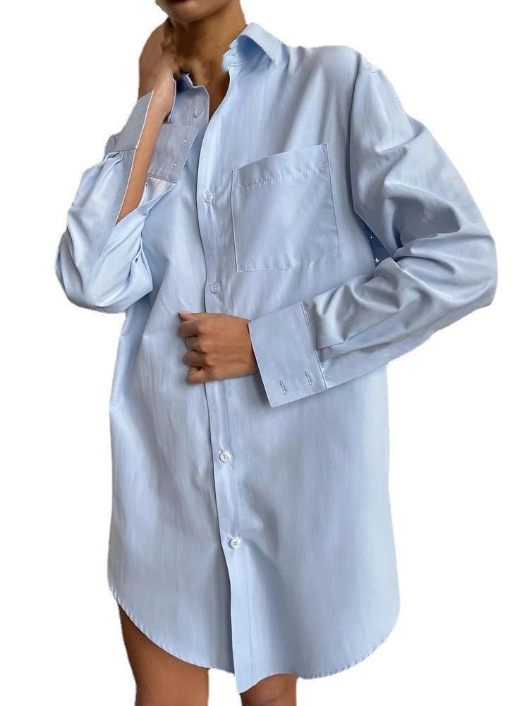 Robe chemise élégante pour dames Chic und Stil