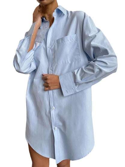 Robe chemise élégante pour dames Chic und Stil