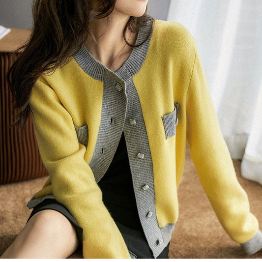 Cardigan en tricot coloré pour femme Chic und Stil