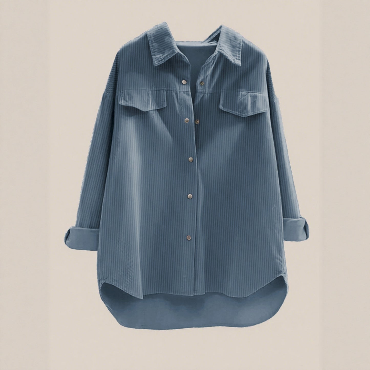 Chemise oversize décontractée pour femmes avec de larges rayures Chic und Stil