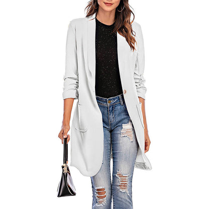 Blazer longline ajusté pour femmes Chic und Stil