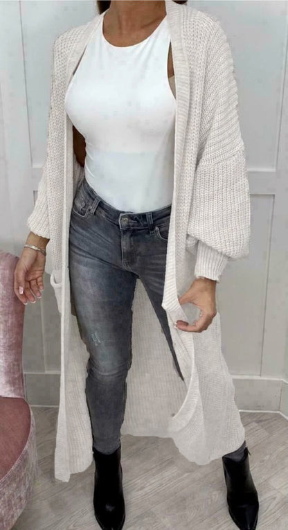 Pull-over pour dames en gros tricot avec coupe décontractée et manches longues Chic und Still