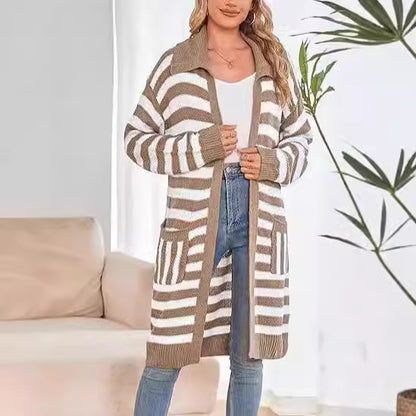 Dames pull-over à rayures Chic und Stil