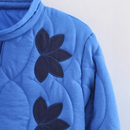 Dames doudoune avec design floral Chic und Stil