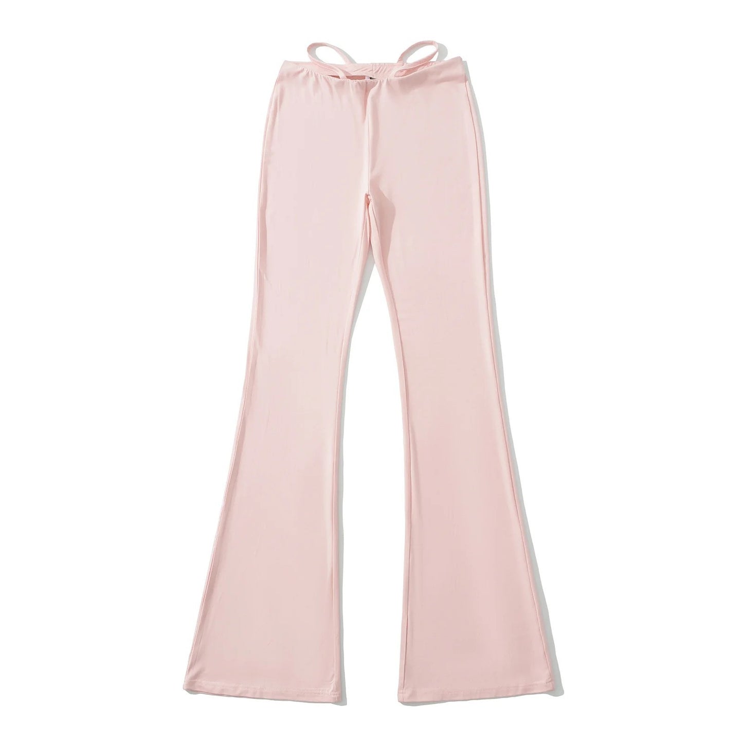 Elegant flared pants for women with a high waist and practical side pockets Chic and Style