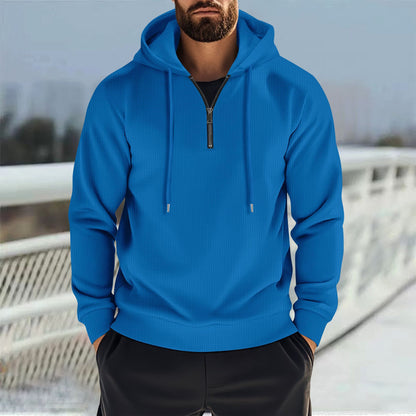 Functional sweater for men with practical zipper and sporty design Chic and Style