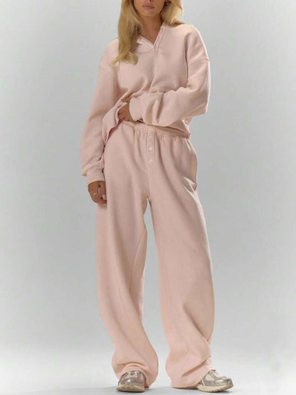 Oversized hoodie set for women and loose jogging pants Chic and Style