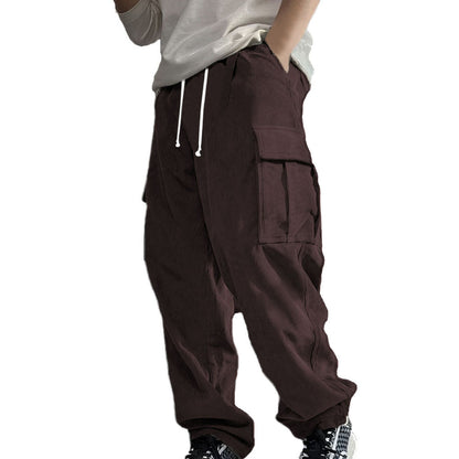 Comfortable cotton cargo pants for men with modern pockets Chic and Style