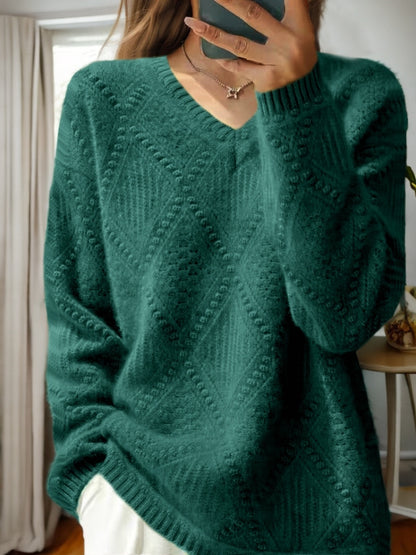 Pull en tricot pour femmes avec un traitement structuré et une texture douce Chic und Stil