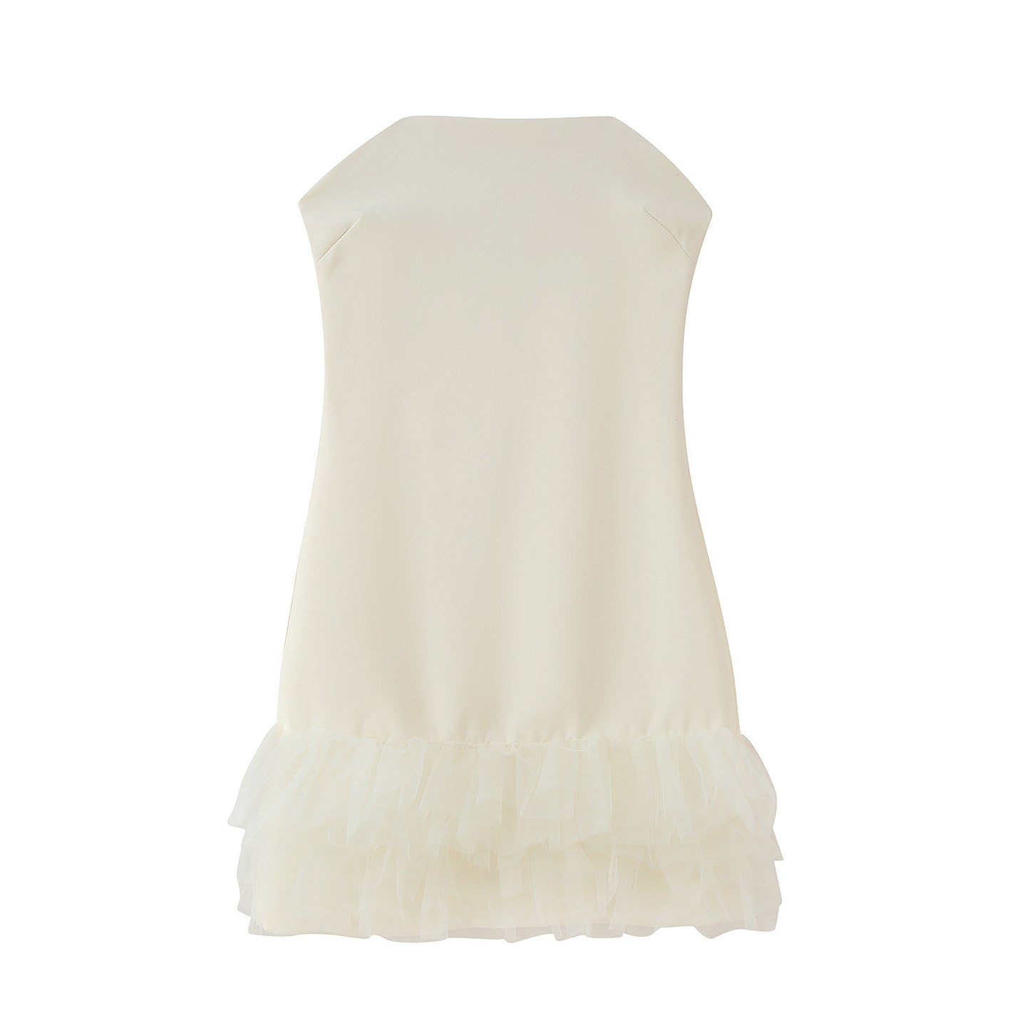 Robe de cocktail pour femmes avec ourlet en tulle raffiné et coupe élégante Chic und Stil