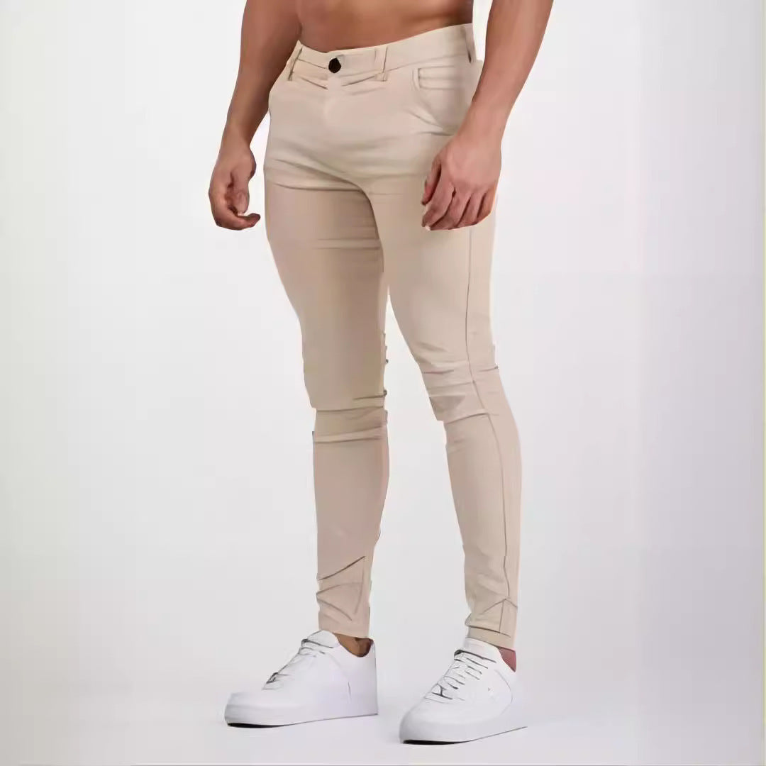 Performance Slim Fit Pants for Men Chic and Style