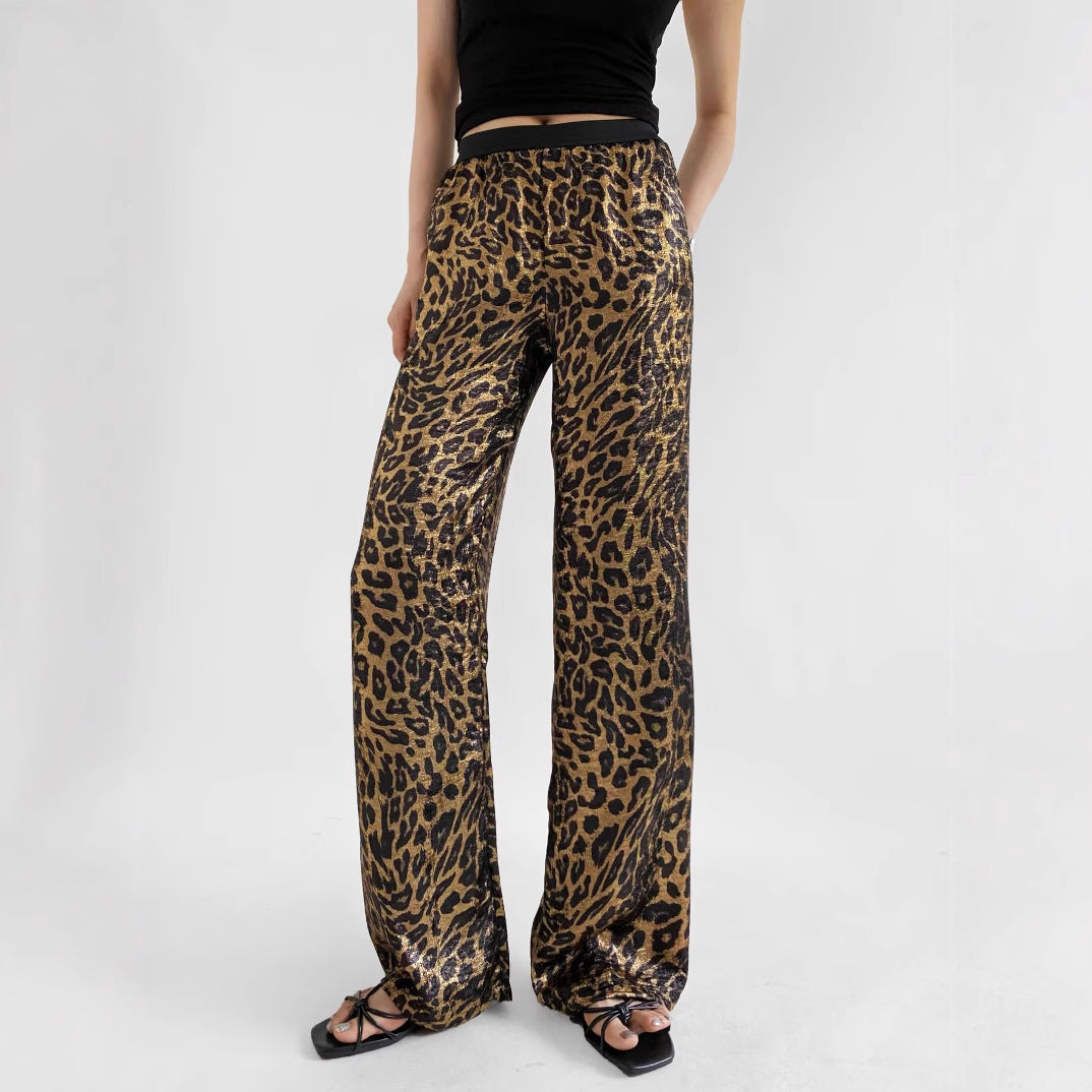 Elegant leopard pants for women Chic and Style
