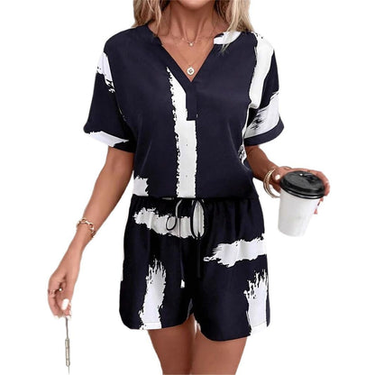 Dames Combinaison tendance avec un motif créatif et une coupe confortable Chic und Stil