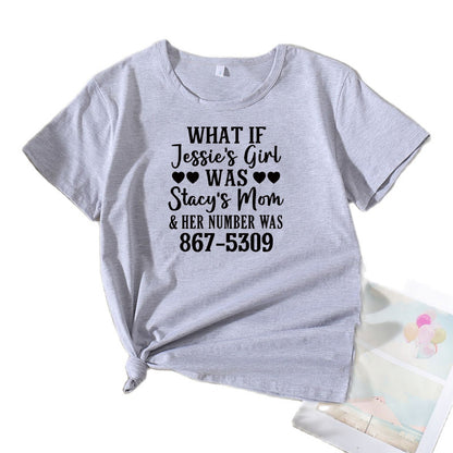 Dames de loisirs T-shirt graphique humoristique Chic und Stil