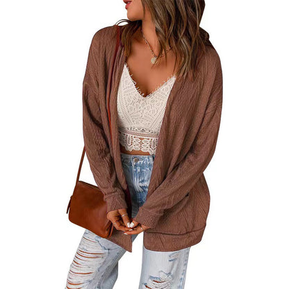 Dames décontracté long cardigan Chic und Stil