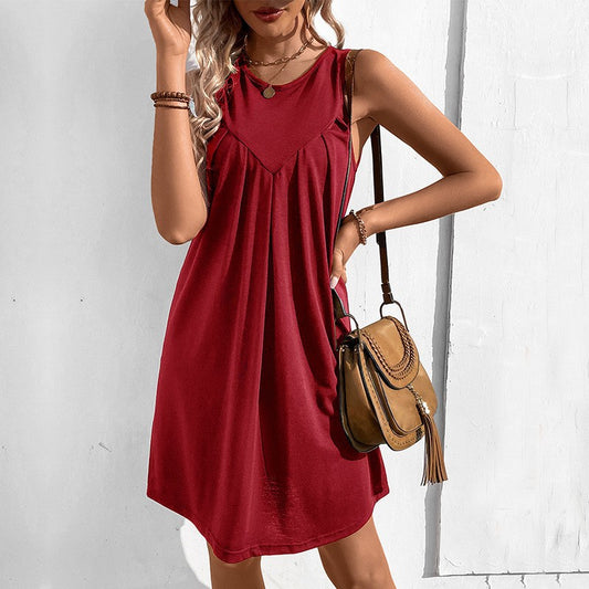Robe d'été fluide à ligne A pour femmes Chic und Stil
