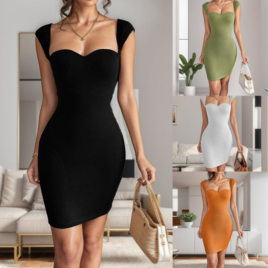 Robe mini ajustée à rayures pour femme Chic und Stil