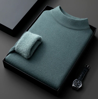 Warm turtleneck pullover for ladies made of high-quality cotton Chic und Stil