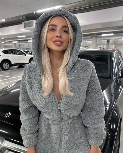 Dames combinaison en polaire douillette Chic und Stil