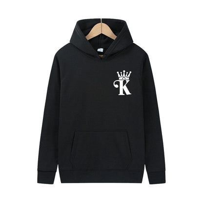 Dames hoodie avec col de haute qualité et design classique de logo Chic und Stil