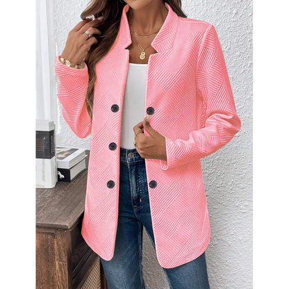 Blazer classique pour femmes avec un design structuré et des détails de bouton modernes Chic und Stil